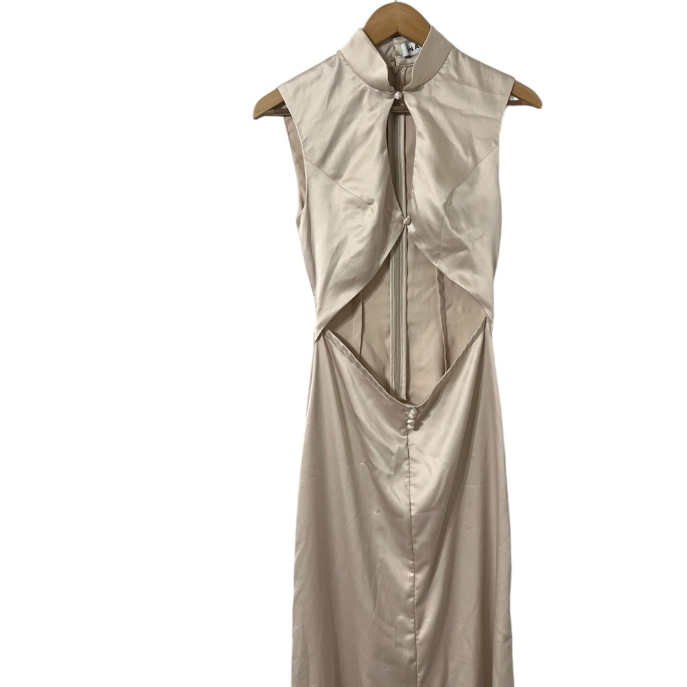 New Onarin First Glimpse Champagne Sleeveless Formal Gown Dress — image 4 of 8